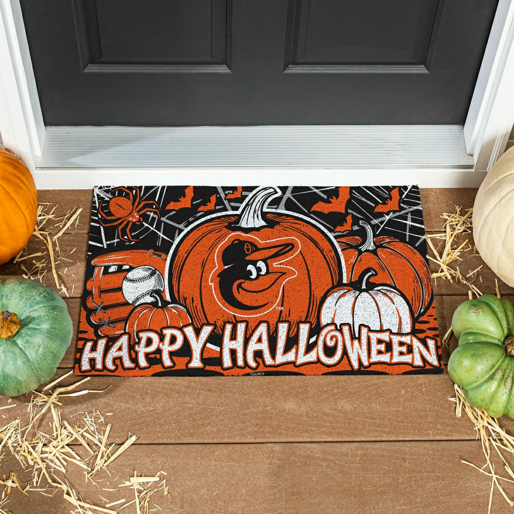 Baltimore Orioles Halloween PVC Mat, 28"x16"
