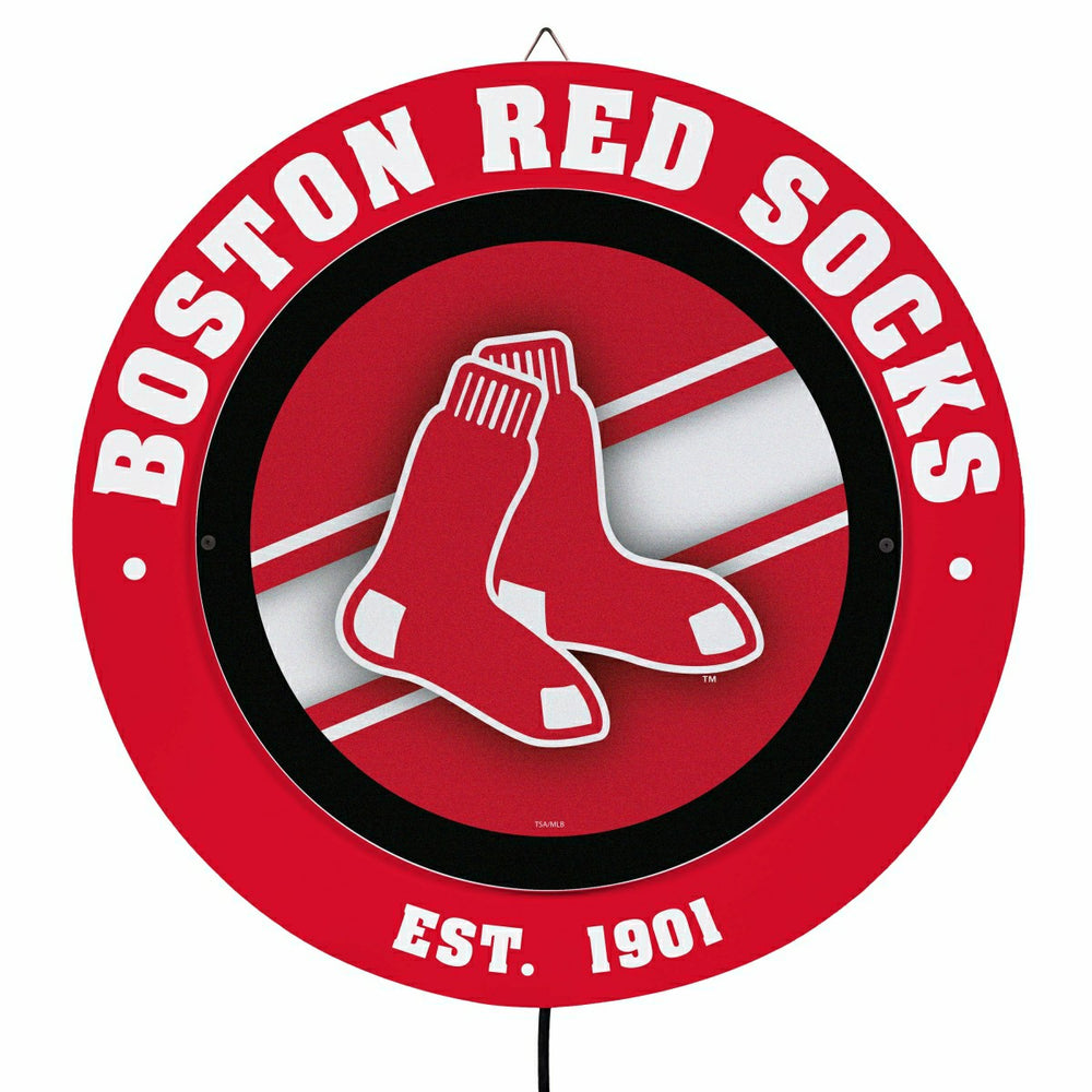 Boston Red Sox, Metal Lite, Round