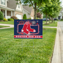 Boston Red Sox Yard Sign, Patriotic