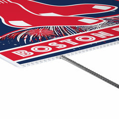 Boston Red Sox Yard Sign, Patriotic