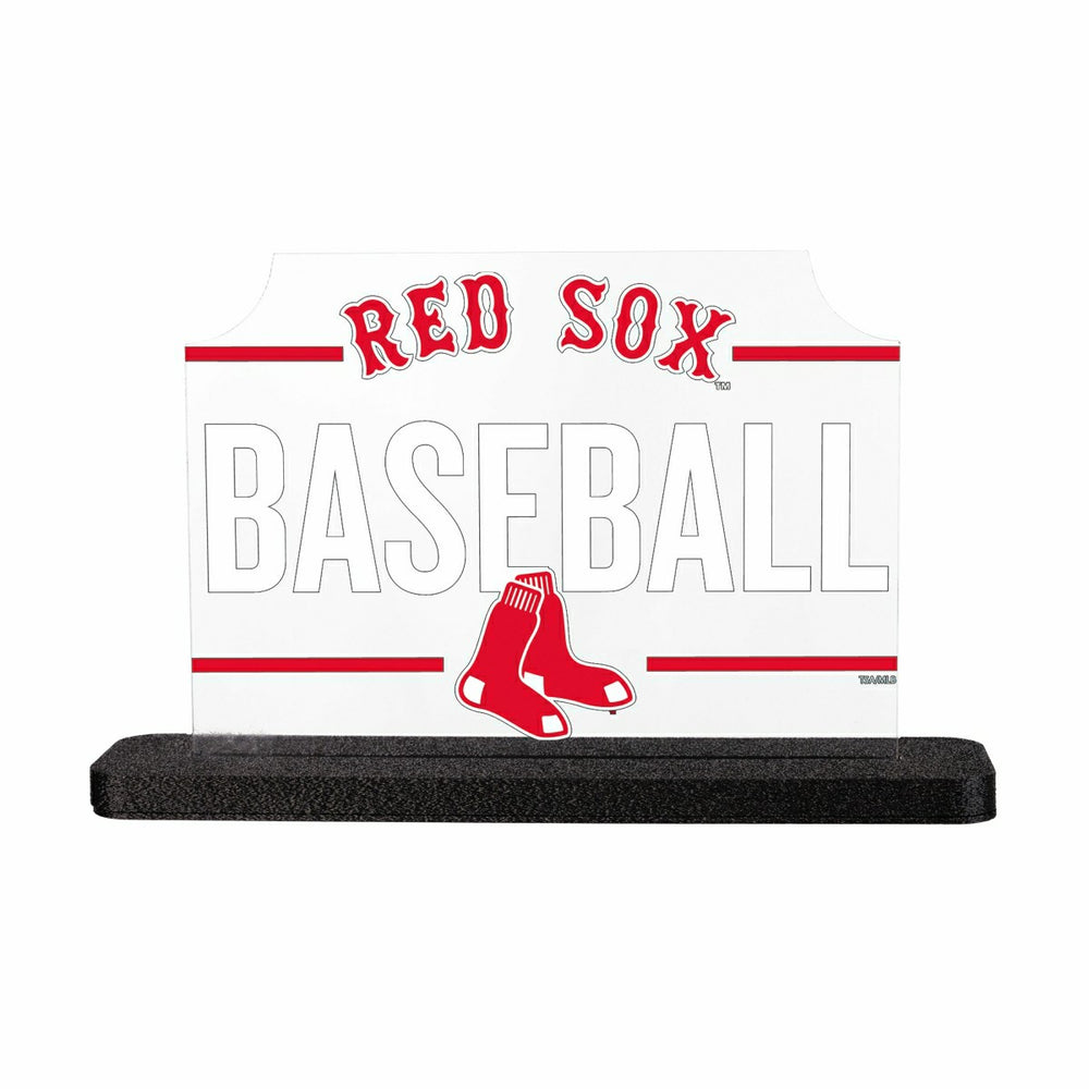 Boston Red Sox Baseball Rectangle Desklite LED Decor