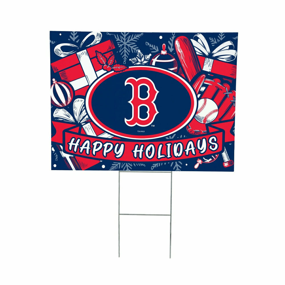 Boston Red Sox Yard Sign, Holiday