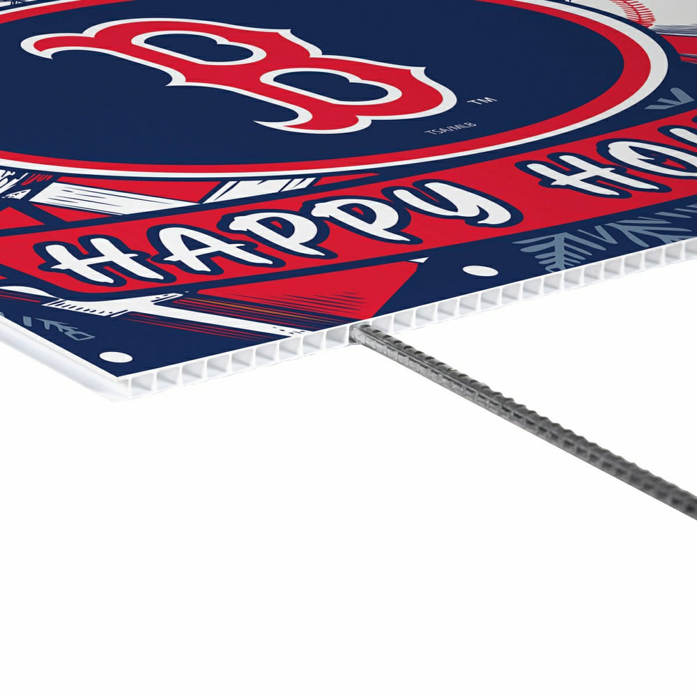 Boston Red Sox Yard Sign, Holiday