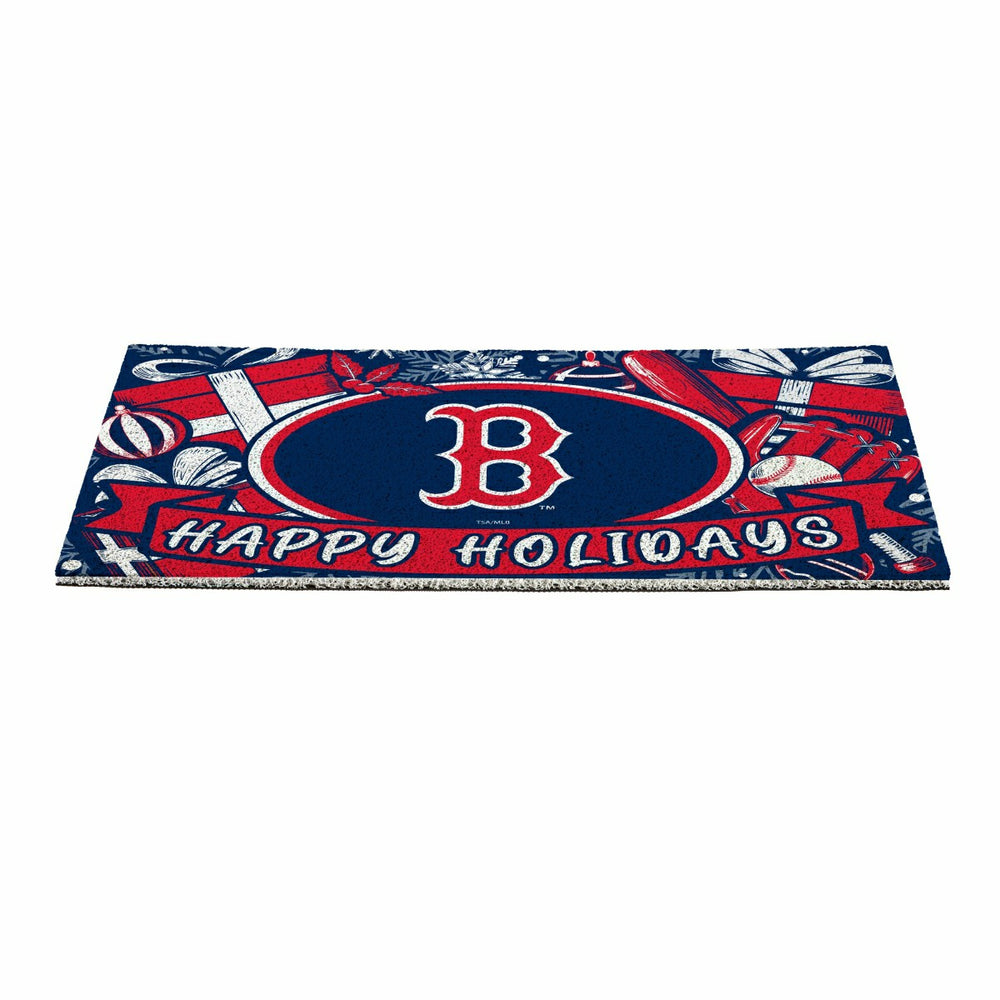 Boston Red Sox Holiday PVC Mat, 28"x16"