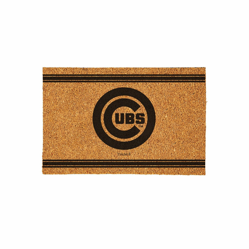 Chicago Cubs Large One Color Coir Mat, 36"x24"