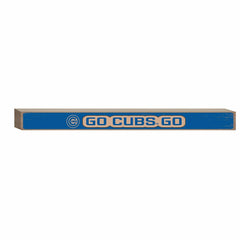 Chicago Cubs Engraved Wood Sign, 1.5" x 18"