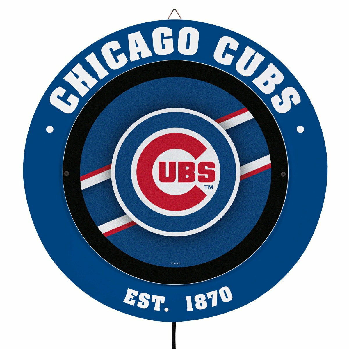 Chicago Cubs, Metal Lite, Round