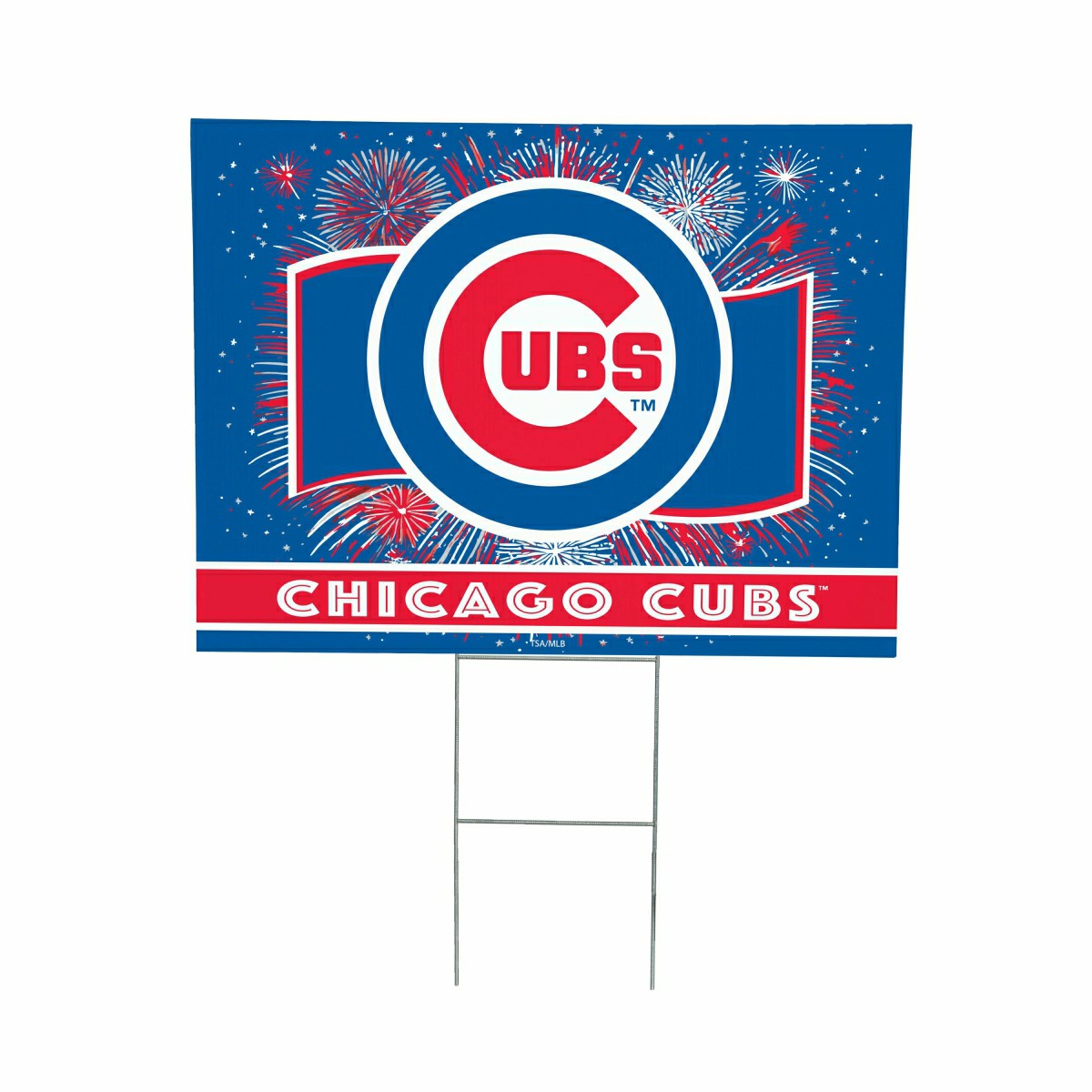 Chicago Cubs Yard Sign, Patriotic