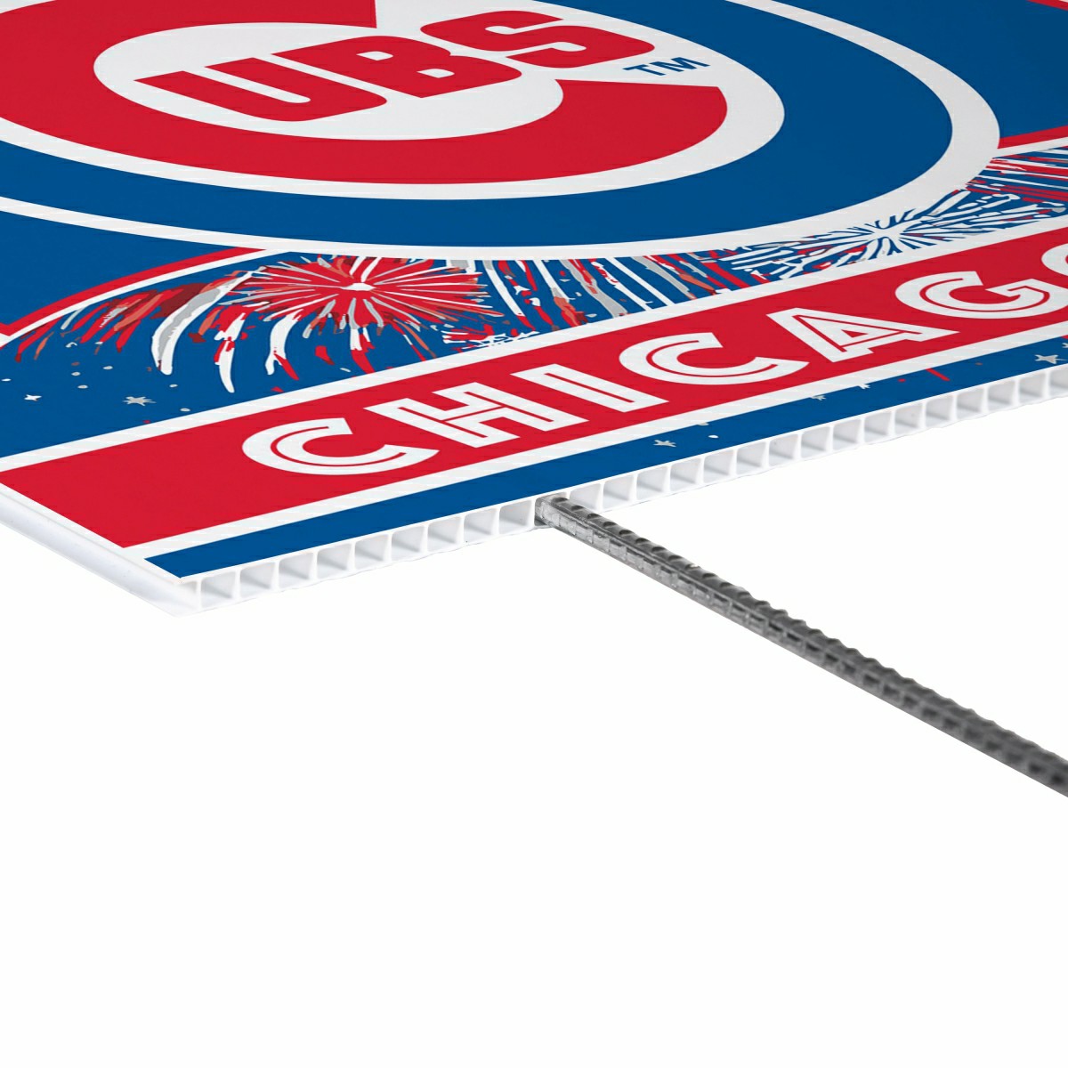 Chicago Cubs Yard Sign, Patriotic
