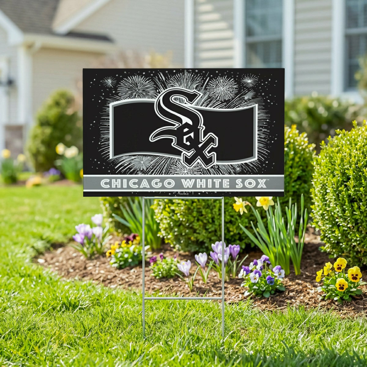 Chicago White Sox Yard Sign, Patriotic
