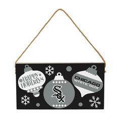 Chicago White Sox Holiday Wood Wall Sign, 6x11