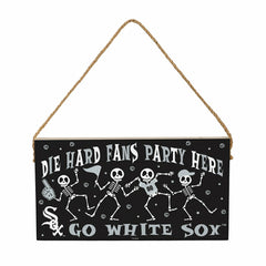Chicago White Sox Halloween Wood Wall Sign, 6x11