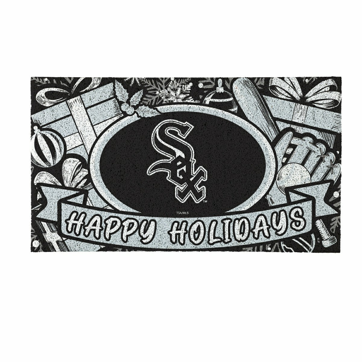 Chicago White Sox Holiday PVC Mat, 28"x16"