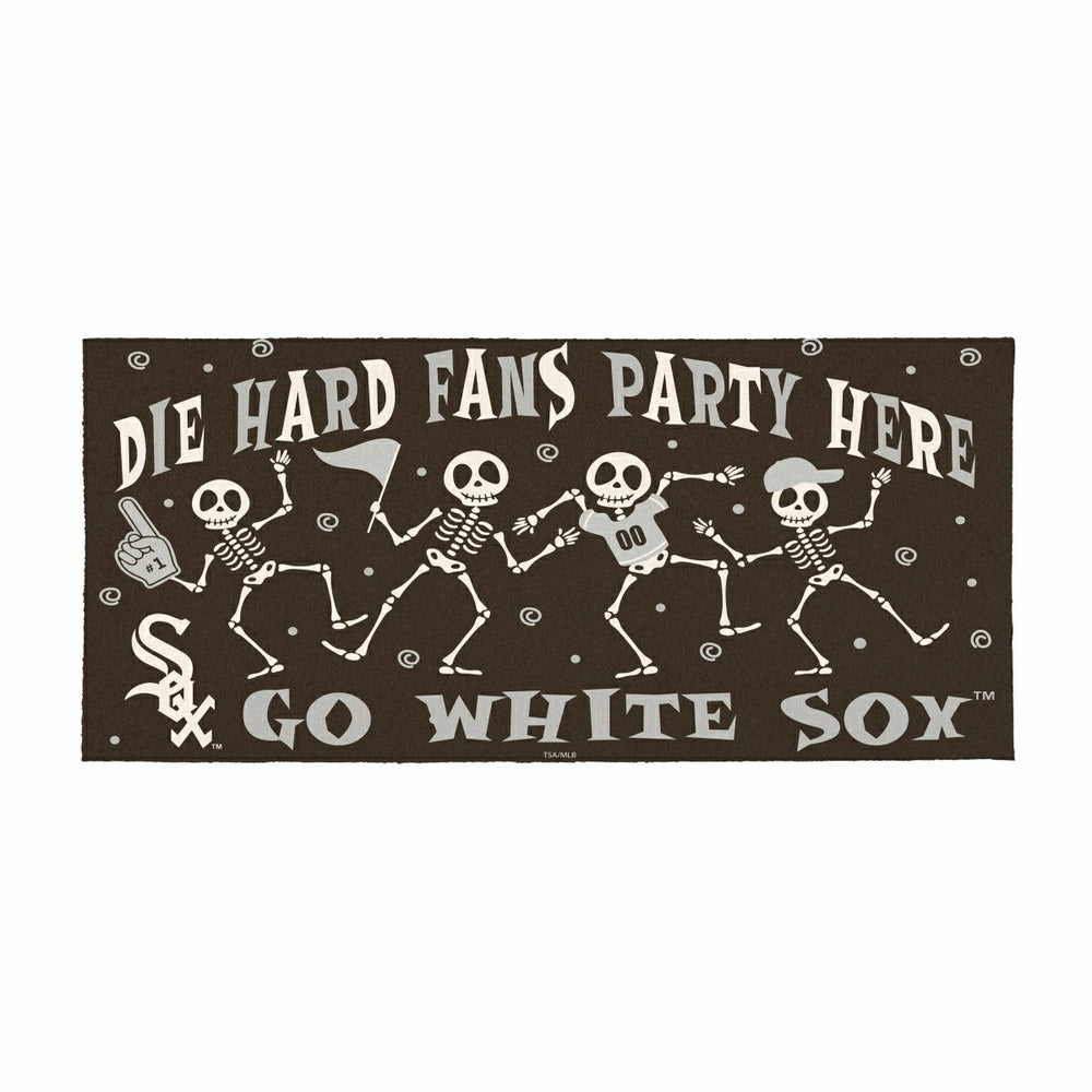 Chicago White Sox Flocked Coir Halloween Sassafras Switch Mat, 22"x10"