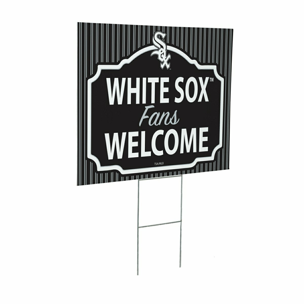 Chicago White Sox Coroplast Yard Sign, "Fans Welcome"