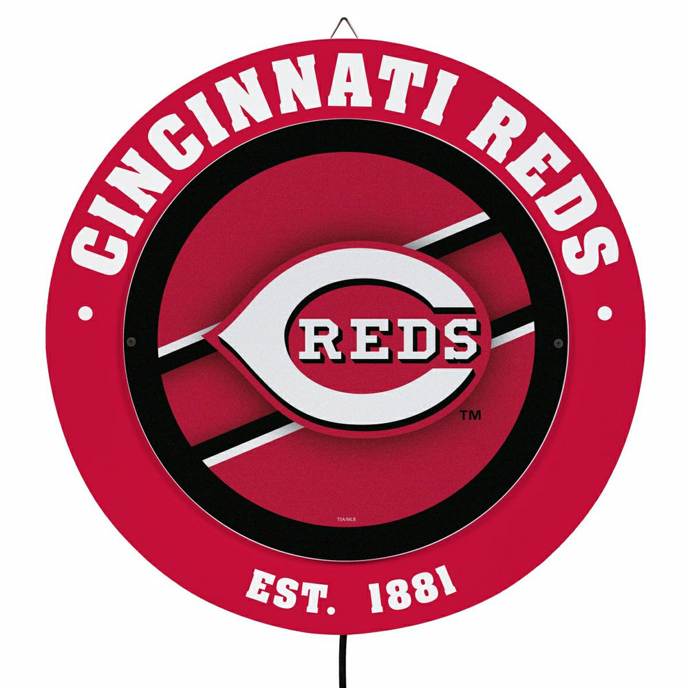 Cincinnati Reds, Metal Lite, Round