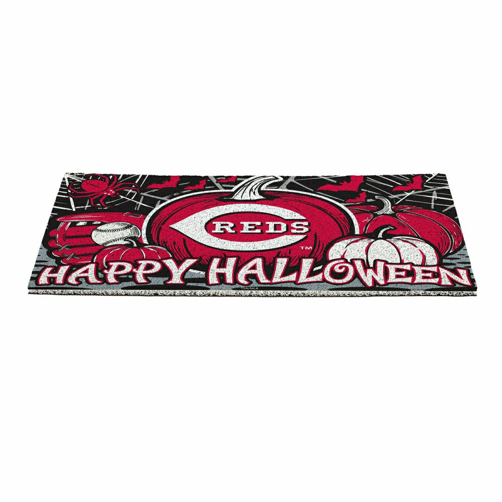 Cincinnati Reds Halloween PVC Mat, 28"x16"