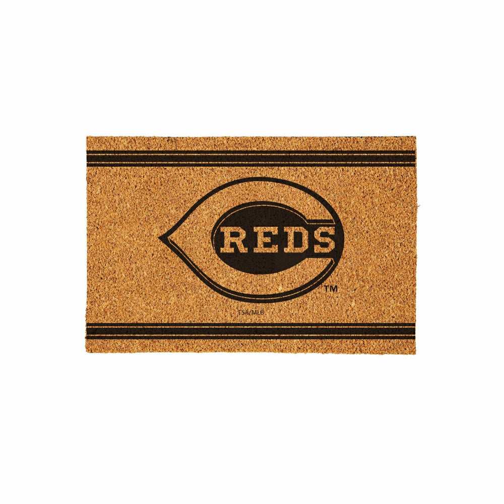 Cincinnati Reds Large One Color Coir Mat, 36"x24"