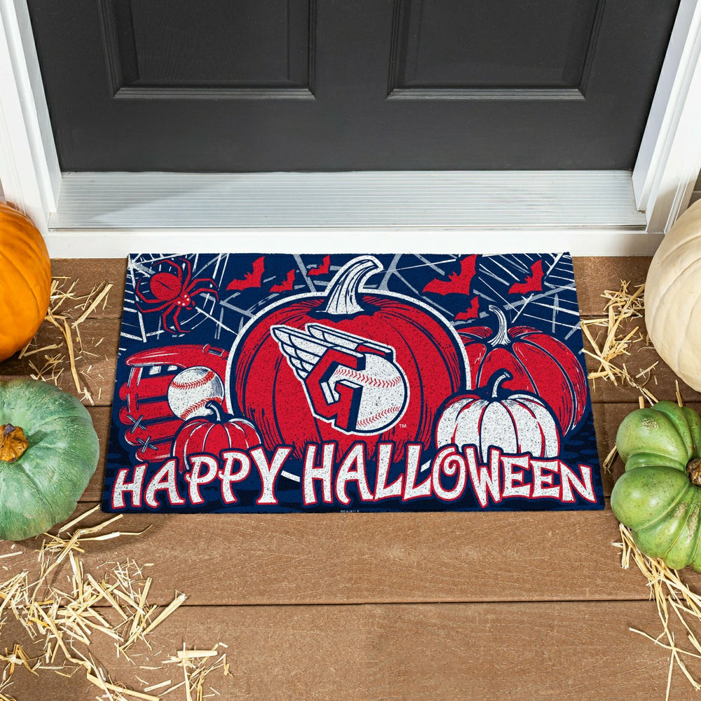Cleveland Guardians Halloween PVC Mat, 28"x16"