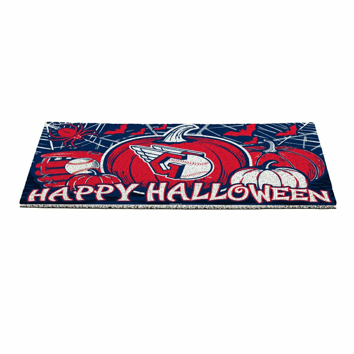Cleveland Guardians Halloween PVC Mat, 28"x16"
