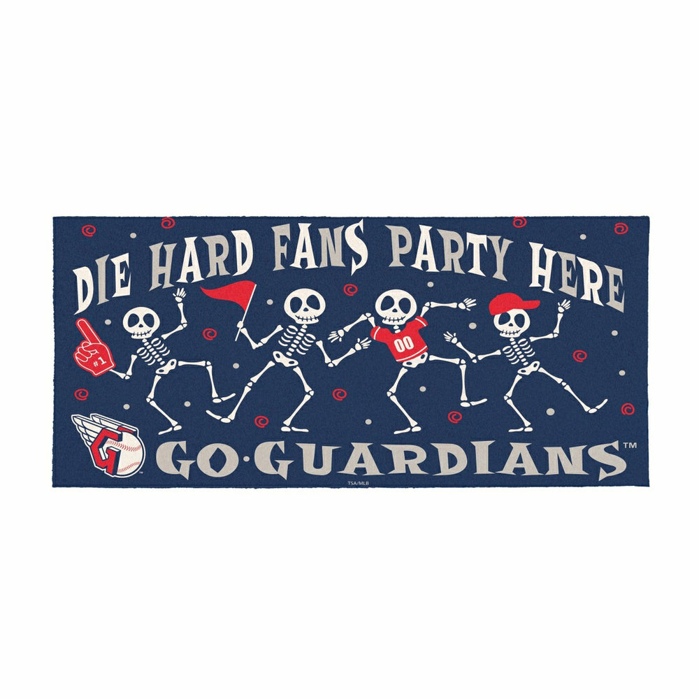 Cleveland Guardians Flocked Coir Halloween Sassafras Switch Mat, 22"x1