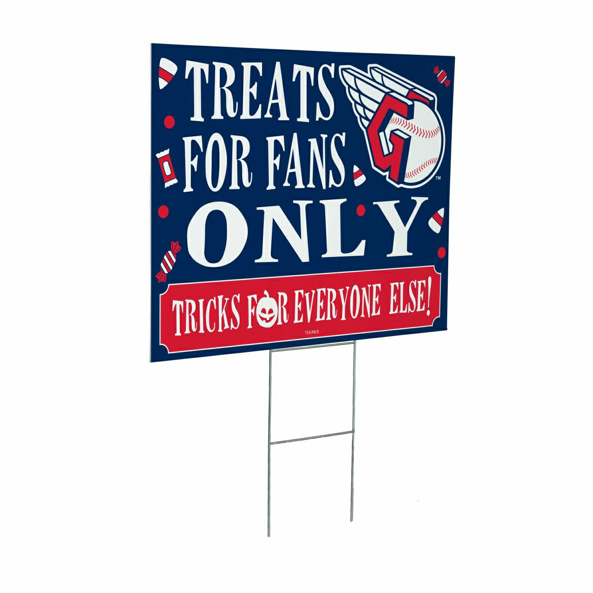 Cleveland Guardians Yard Sign, Halloween Treats for Fans