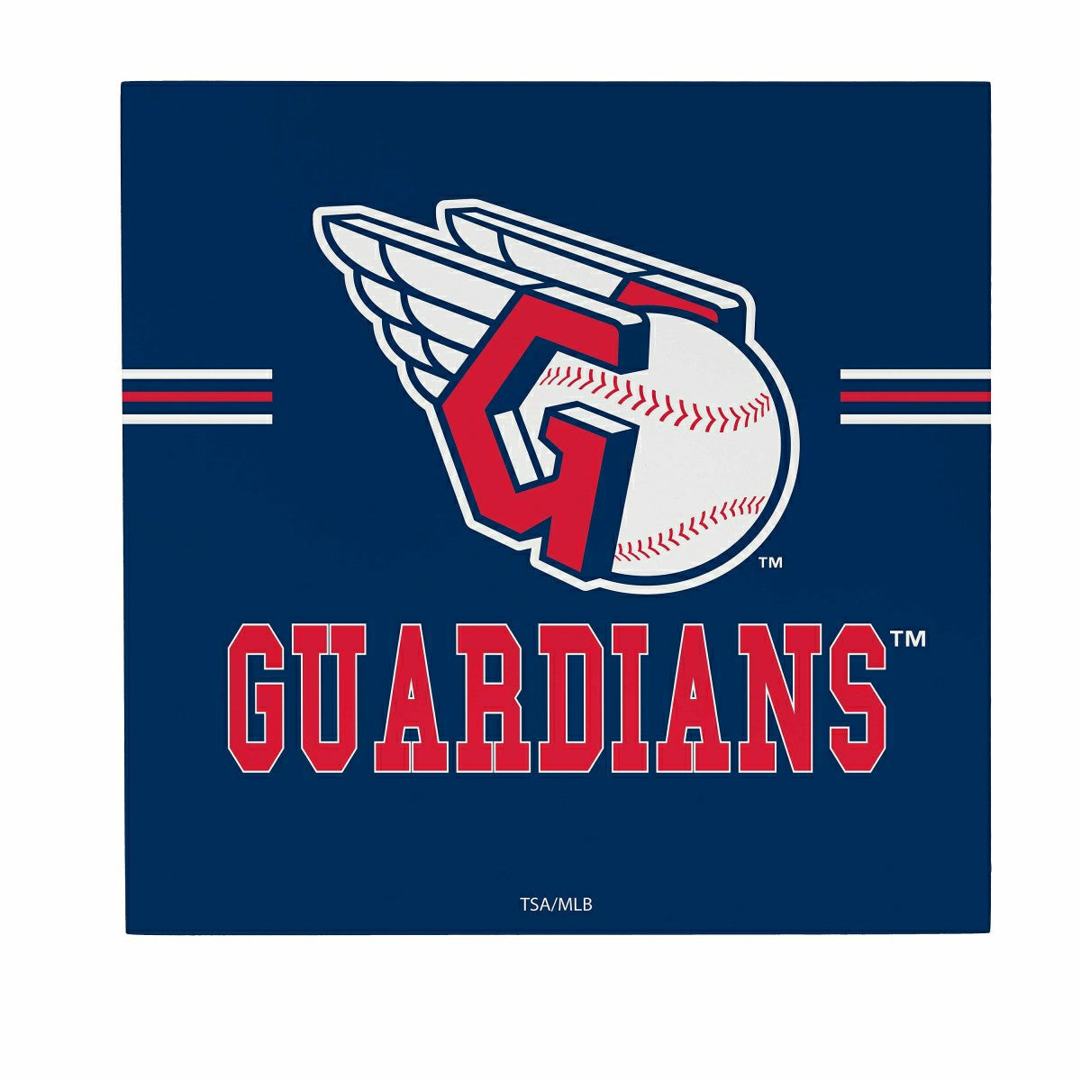 Cleveland Guardians Wood Wall Sign, 12x12