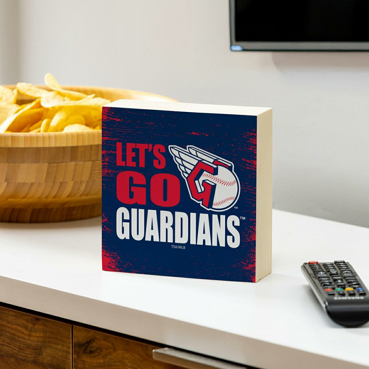 Cleveland Guardians Plock, Down Home Fans, 6x6