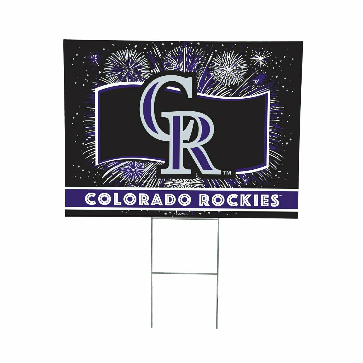 Colorado Rockies Yard Sign, Patriotic