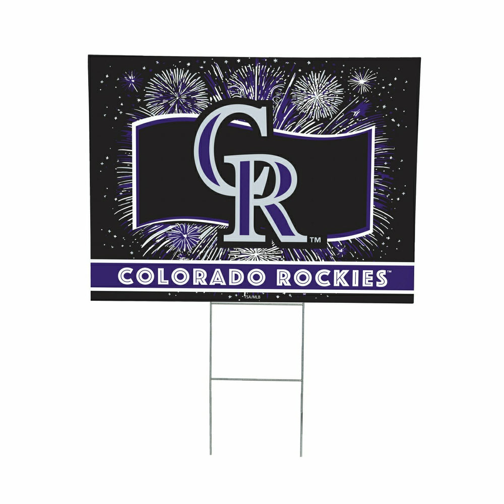 Colorado Rockies Yard Sign, Patriotic