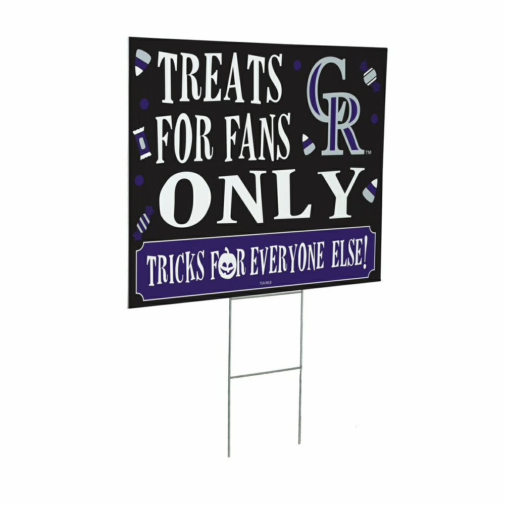 Colorado Rockies Yard Sign, Halloween Treats for Fans