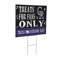 Colorado Rockies Yard Sign, Halloween Treats for Fans