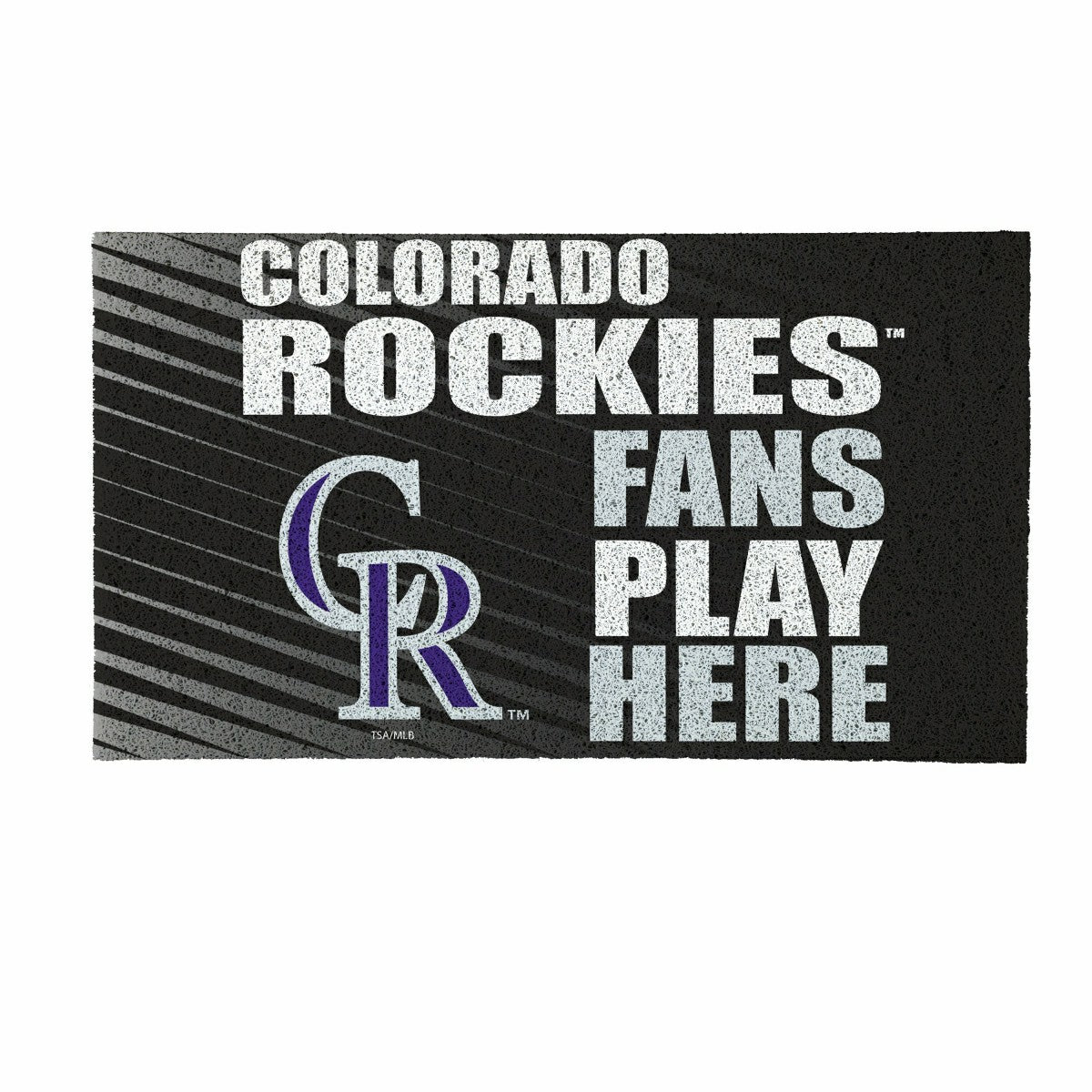 Colorado Rockies Fan Mat, 28"x16"