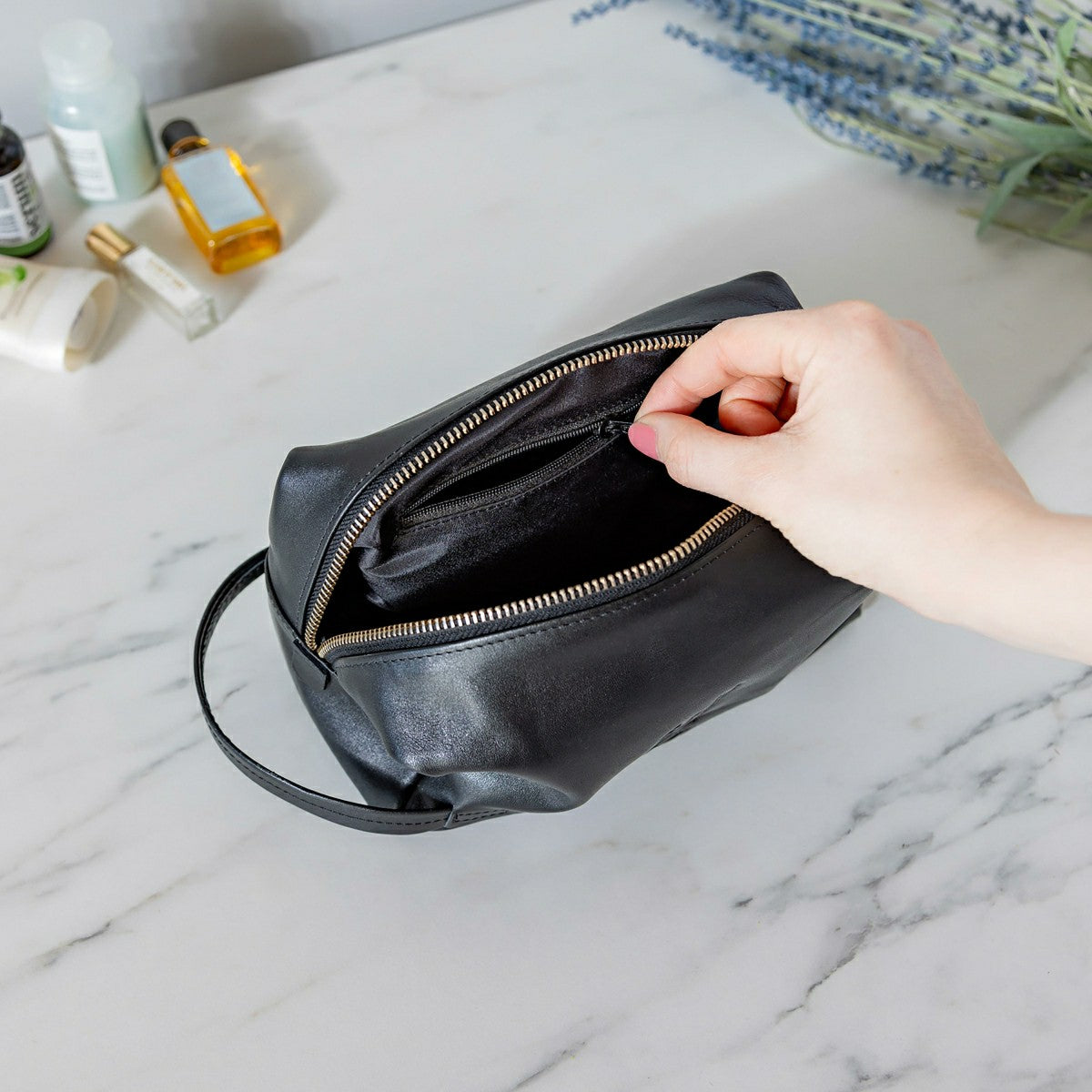 Colorado Rockies, Embossed Toiletry Bag, Black