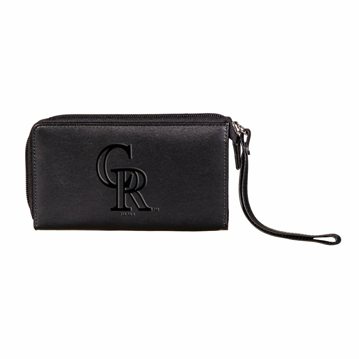 Colorado Rockies Wristlet Wallet Black