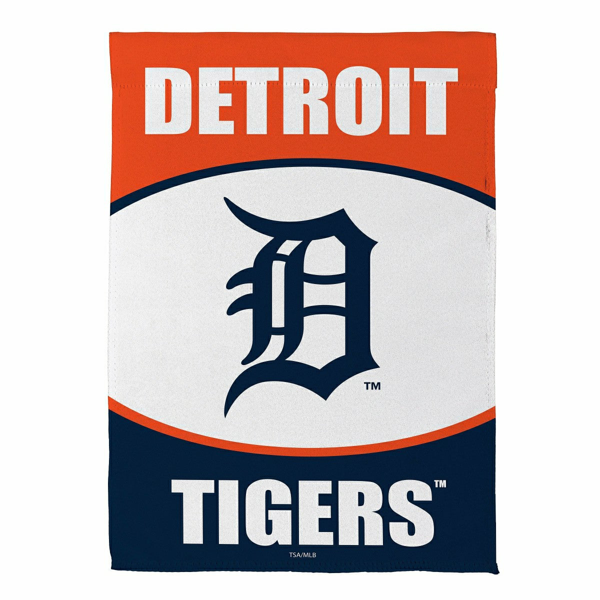 Detroit Tigers Suede Garden Flag