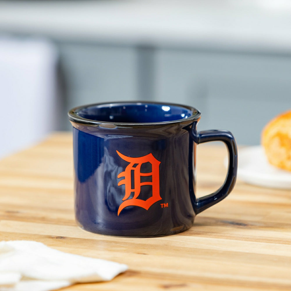 Detroit Tigers Ceramic Camp Cup with Enamel Finish, 14oz