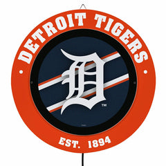 Detroit Tigers, Metal Lite, Round
