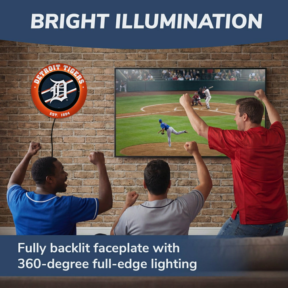 Detroit Tigers, Metal Lite, Round