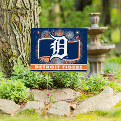 Detroit Tigers Yard Sign, Patriotic