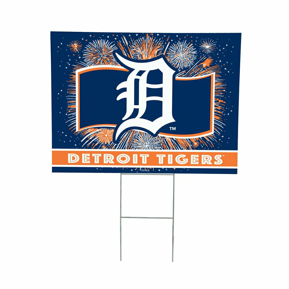 Detroit Tigers Yard Sign, Patriotic