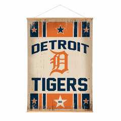 Detroit Tigers, Canvas Wall Tapestry, Large, 54x36