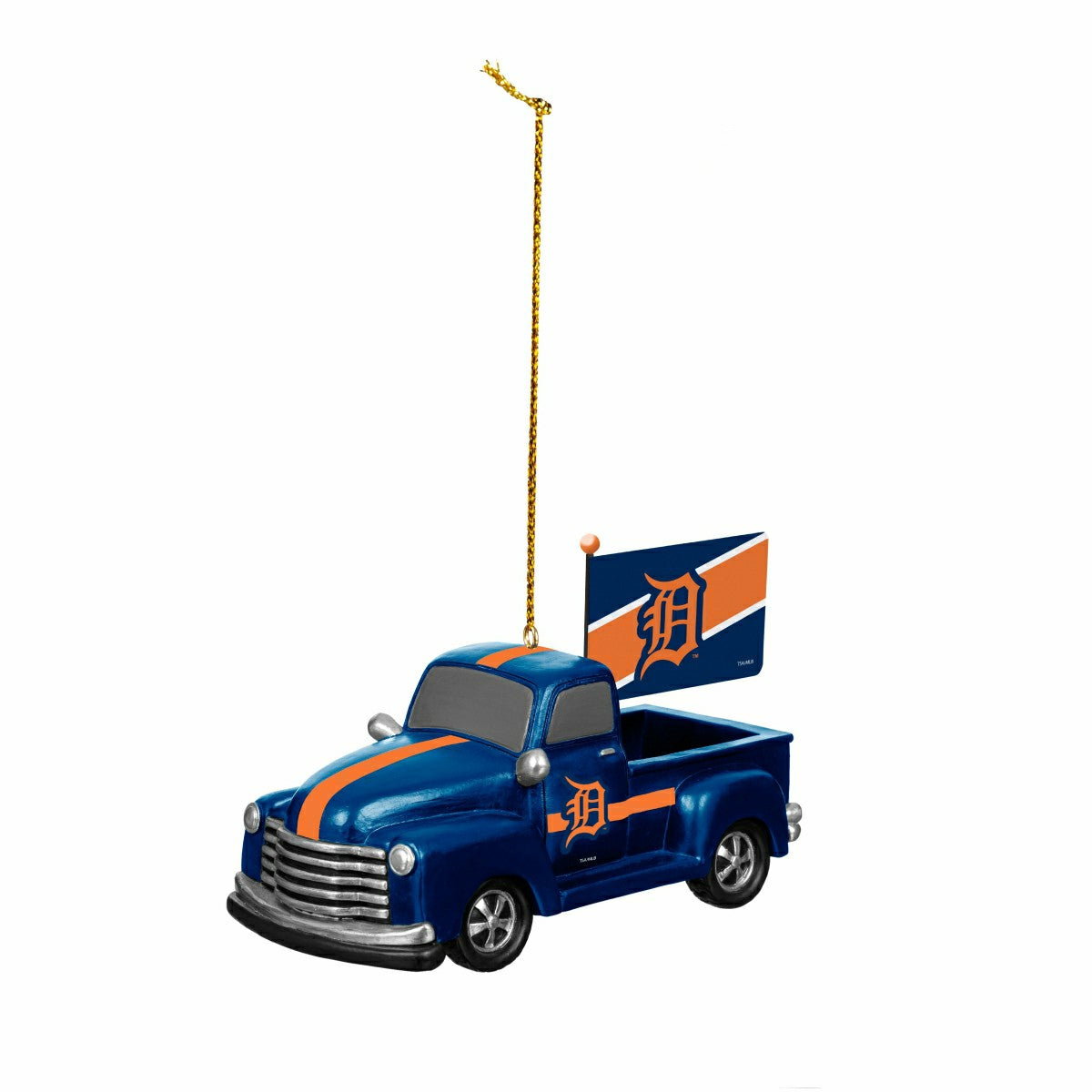 Detroit Tigers Rally Truck Ornament, Set of 2