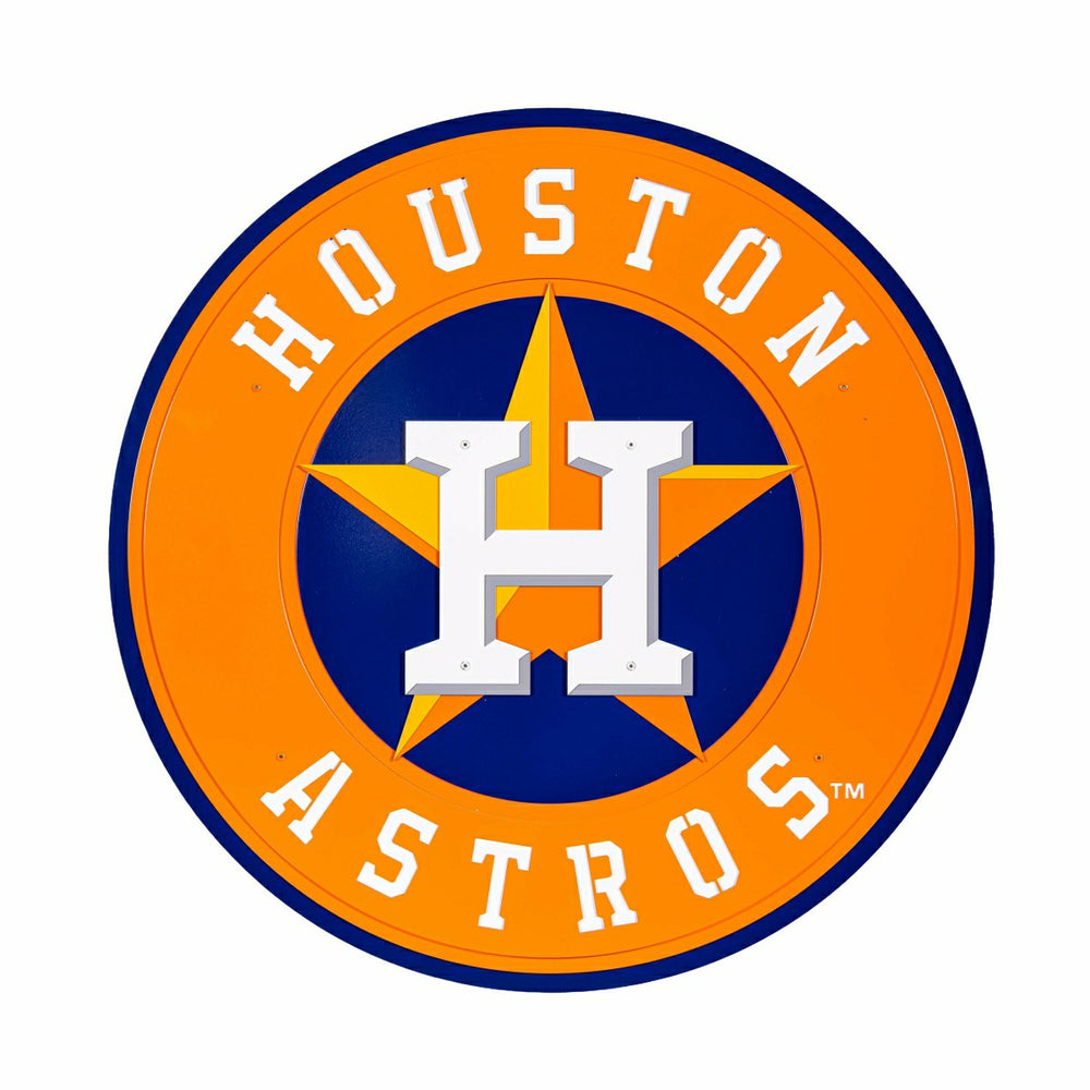 Houston Astros Premier Metal Wall Art