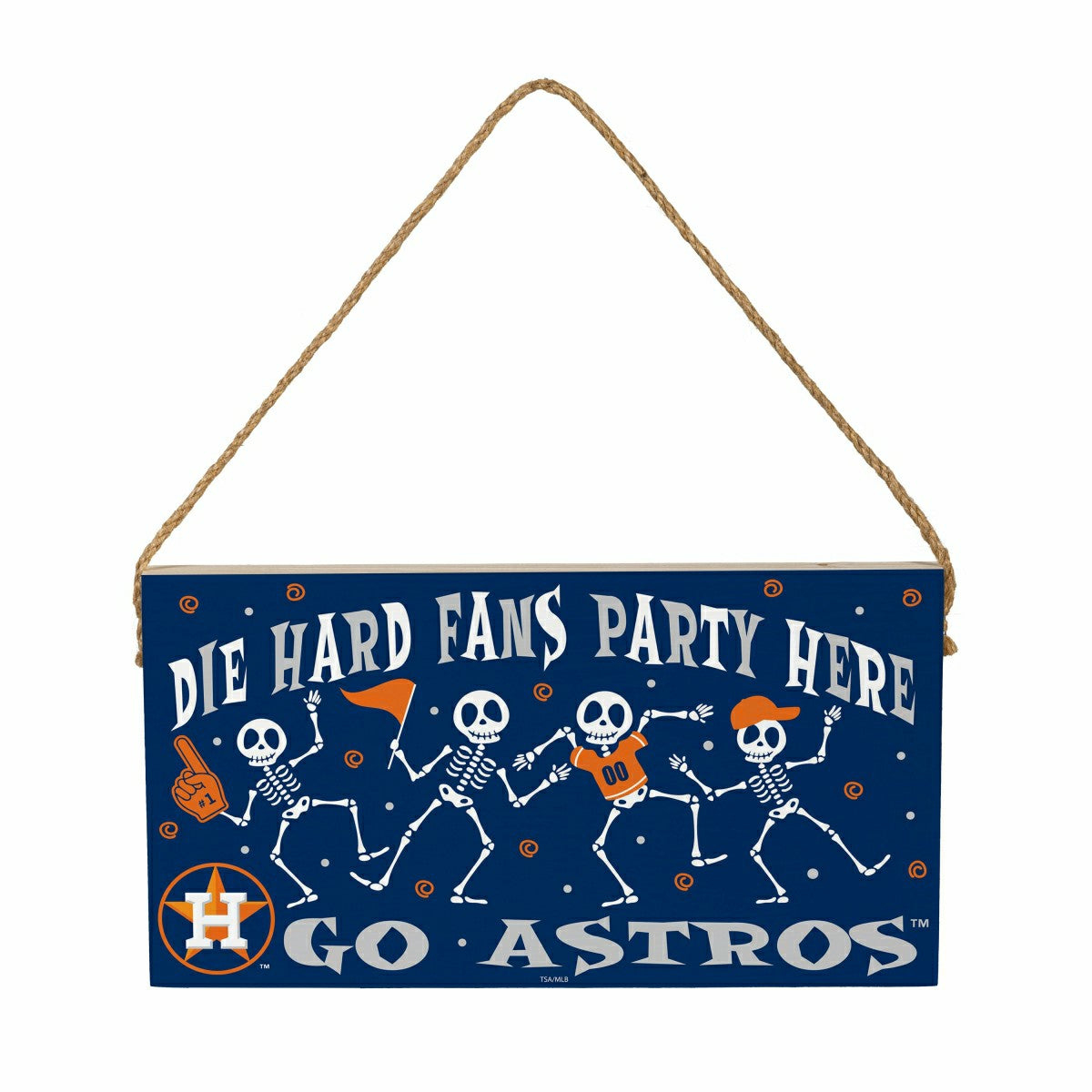Houston Astros Halloween Wood Wall Sign, 6x11