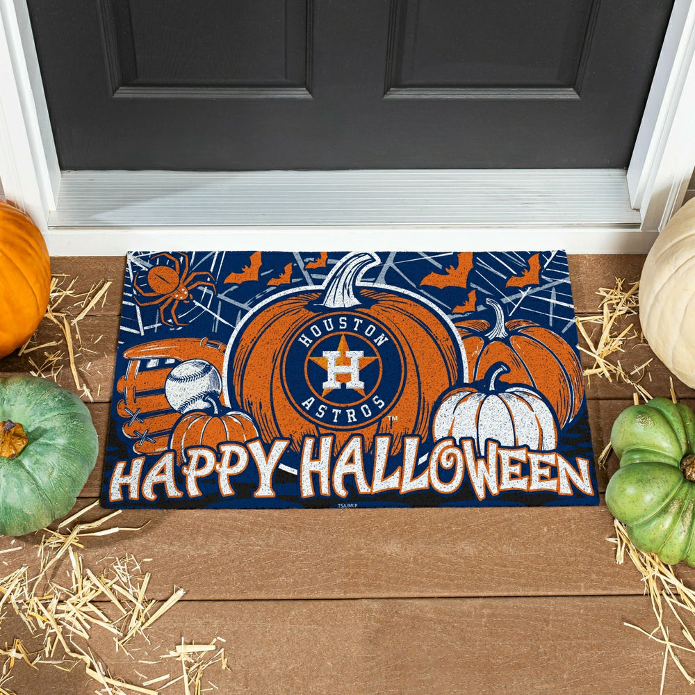 Houston Astros Halloween PVC Mat, 28"x16"