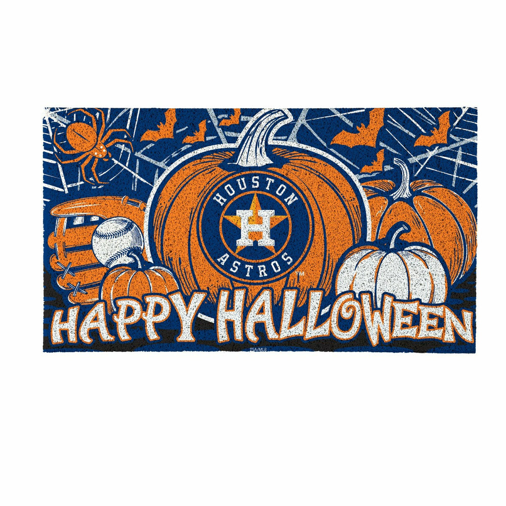 Houston Astros Halloween PVC Mat, 28"x16"