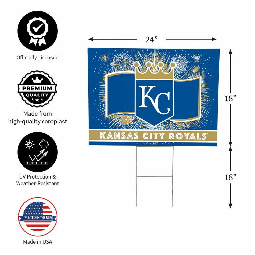 Kansas City Royals Yard Sign, Patriotic