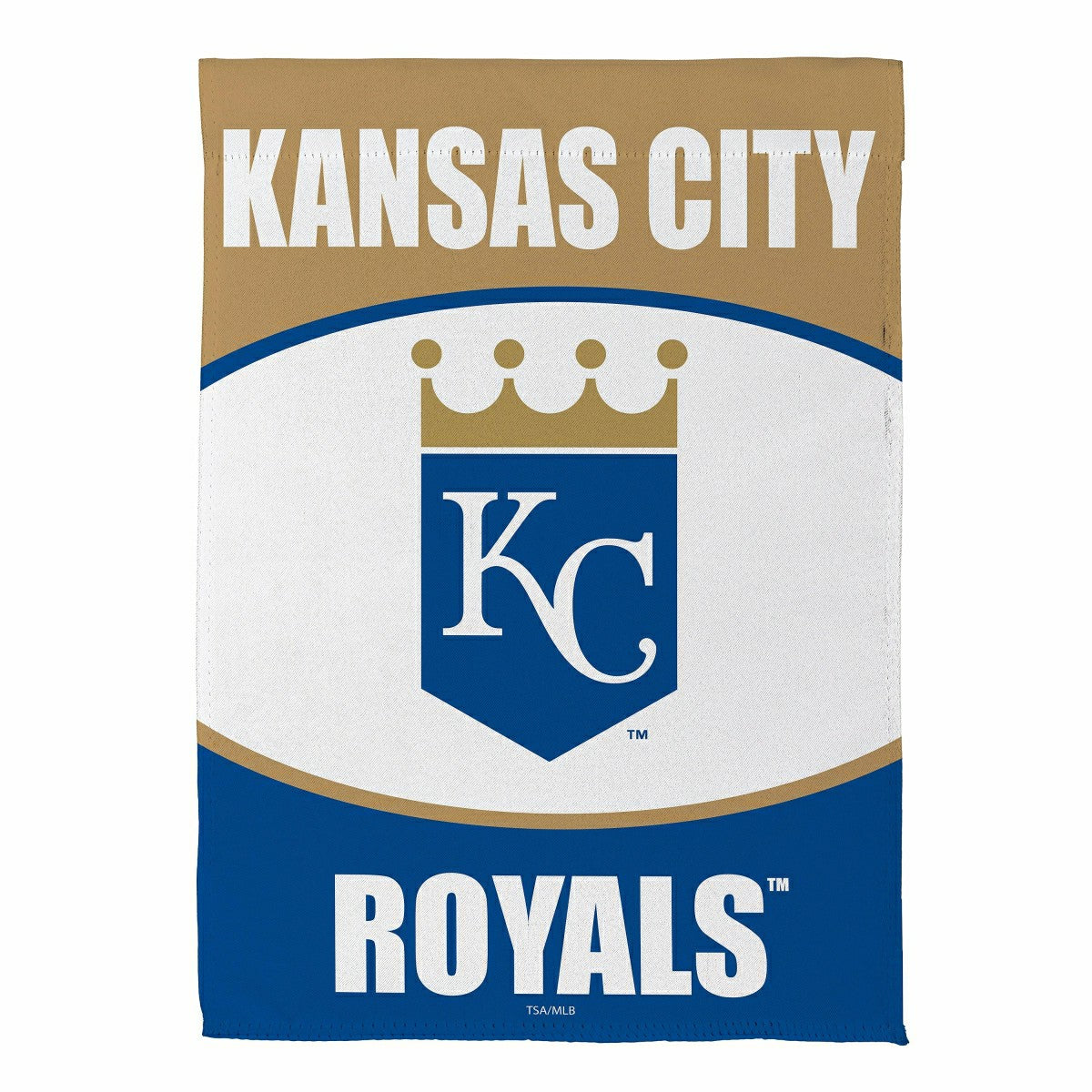 Kansas City Royals Suede Garden Flag