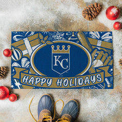 Kansas City Royals Holiday PVC Mat, 28"x16"